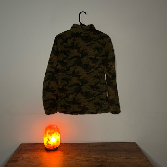 George SIZE: Small, camouflage quarter zip fluffy crew neck - Picture 2 of 2
